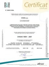 AFAQ Certificate OHSAS 18001 : 2007