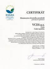 EMAS Certifikát