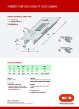 Reinforced-concrete TT Roof Panels