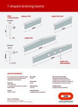 T-shaped Straining Beams