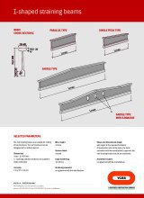 I-shaped Straining Beams